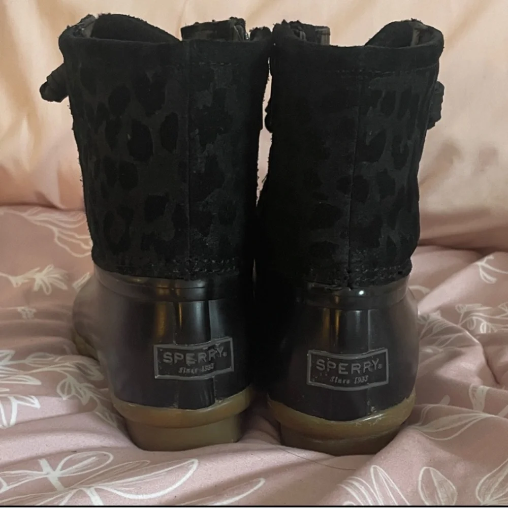 Sperry Black Women's Duck Boots